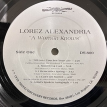 ●即決VOCAL LP Lorez Alexandria / A Woman Knows Ds-800 jv6152 米オリジナル ロレツ・アレキサンドリア_画像3