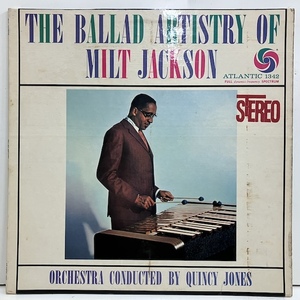 ●即決LP Milt Jackson / the Ballad Artistry of Milt Jackson sd1342 j40070 米盤、青緑枠付き黒ファン、Stereo ミルト・ジャクソン