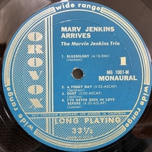 ●即決LP Marv Jenkins / Arrives mg1001-m j40072 米オリジナル、Mono マーブ・ジェンキンス _画像3