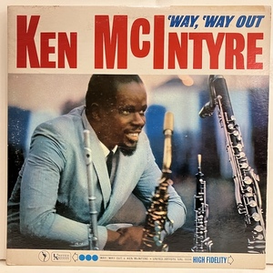 ●即決LP Ken McIntyre / Way Way Out ual3336 j40119 米オリジナル。黒Mono ケン・マッケンタイア