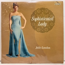 ●即決VOCAL LP Julie London / Sophisticated Lady Lrp3203 jv6168 米オリジナル、艶黒虹左ロゴ Dg Mono_画像1