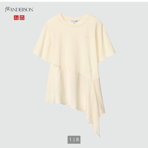 UNIQLO jw anderson フレアヘム Tシャツ　Sサイズ