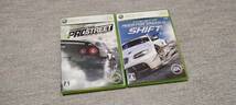 Xbox 360 Need for Speed ProStreet & Shift ニード・フォー・スピード プロストリート シフト まとめ売り_画像1