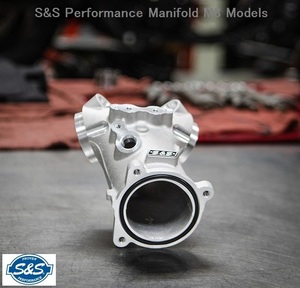 S&S high flow casting aluminium intake manifold 2017 on and after M8 160-0241A 1050-0468 Harley 