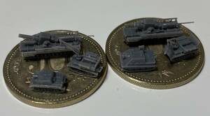 1/700　G SET6　ドイツ軍 戦車セット4　大口径車両