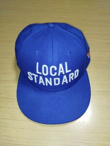 LOCAL STANDARD ブルー　キャップ 帽子　青　フリーサイズ スナップバック　釣り　レジャー　ゴルフ