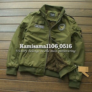 G422※2XL→通常XL/新品★ミリタリー Air Force MA-1 裏ボア フライトブルゾン ジャンパー