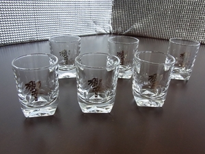 SUNTORY サントリー 響 ひびき ショットグラス 6個まとめて ウィスキーグラス SUNTORY HIBIKI WHISKY Shot glass