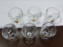 SUNTORY サントリー 響 ひびき ショットグラス 6個まとめて ウィスキーグラス SUNTORY HIBIKI WHISKY Shot glass_画像5