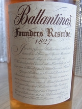 古酒★未開栓★バランタイン Ballantines ファウンダーズ リザーブ founders reserbe 1827 VERY OLD スコッチウイスキー ★750ml 43%_画像5