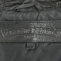 CHROME HEARTS クロムハーツ DEGENERATE NYLON JACKET BSフレアパッチ ダガージップ レザー切替 フーデッド ナイロンジャケット メンズ_画像7