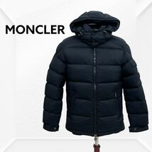 国内正規品 MONCLER モンクレール 20aw MAYA ナイロン 袖ワッペン フード付き ダウンジャケット メンズ 1A536-00-53333_画像1