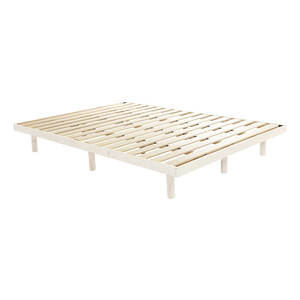  pine material height 3 -step adjustment with legs rack base bad ( double )LPS-01D-WHW white woshu