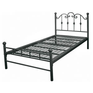  iron bed Brigitte( single ) black BSK-905SS_BK