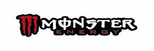 MONSTER ENERGYステッカー　260mm　レッド