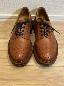 Tricker's（トリッカーズ）★BOURTON（バートン）★サイズ：7★MARRON（マロン）★中古