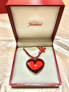 Baccarat baccarat Heart колье wine red аксессуары с коробкой 