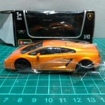 A-5 1/43 ブラーゴ ランボルギーニ ムルシエラゴ LP640 オレンジ ダイギャストミニカー ミニカー 未開封品 売切り_画像2