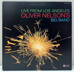 AA46402▲国内盤 LIVE FROM LOS ANGELES OLIVER NELSON'S BIG BAND LPレコード オリヴァー・ネルソン