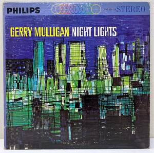 AA147402▲US盤 Gerry Mulligan Night Lights LPレコード ジェリーマリガン/ジムホール/ビルクロウ/アートファーマー/MASTERDISK刻印有