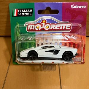 * [ new goods unopened ] MajoRette minicar ITALIAN MODEL Lamborghini counter kLPI 800-4 white *