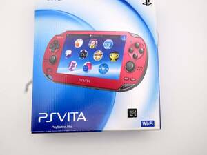 SONY PlayStation VITA Wi-Fiモデル コズミック・レッド PCH-1000 ZA03 16GBメモリカード付き 動作確認済み美品