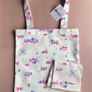 ユニコーンカラー ゆめかわ トートバッグ・タオルハンカチ