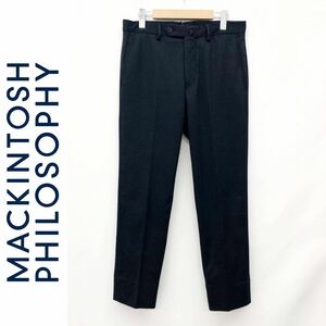 MACKINTOSH PHILOSOPHY TROTTER マッキントッシュヒィロソフィトロッター メンズ パンツ テーパードパンツ ビジネス ネイビーグレー L 40