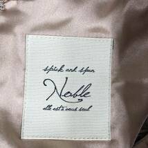 Noble Spick & Span ノーブル スピックアンドスパン タグ付 定価¥22.000 ドレス ワンピース パーティー 二次会 ピンクベージュ×ブラック_画像8