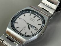 1円〜◇SEIKO セイコー TYPE II タイプ2 クォーツ グレー文字盤 7123-503A メンズ腕時計 稼働品_画像10