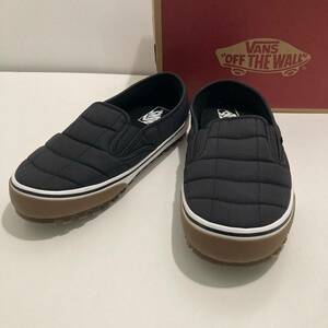 23-24 正規 新品 VANS LODGE SLIPPER 27.0 cm VANSGUARD QUILTED BLACK MTE スノーシューズ バンズ スリッポン ブラック ロッジ スリッパー