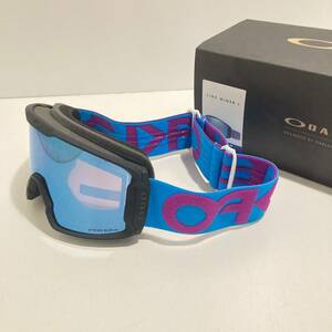 23-24 日本 正規 新品 OAKLEY ゴーグル LINE MINER L B1B PURPLE PRIZM Sapphire Iridiumオークリー ラインマイナー パープル OO7070-F601