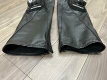 【数回使用】ST-X D3O LEATHER PANTS(STRAIGHT)(BLACK-LLW)_画像7