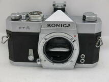 KONICA FTA １眼レフフイルムカメラ　KONICA HEXANON 1:1.4 f=57mm 【KNK020】_画像6