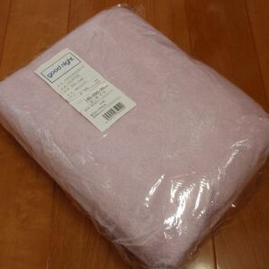 残し品処分♪65％引き♪西川リビング日本製♪パイル地！ベッドフィッティパックシーツ♪ボックスシーツ♪ダブルサイズ ピンク系の画像1