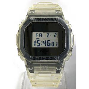 G-SHOCK Gショック DW-5600SK-1 DR海外モデル スケルトン 箱など付属品完備 デジタル / 逆輸入 CASIO カシオ