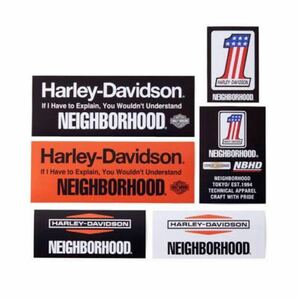 希少NEIGHBORHOOD x HARLEY-DAVIDSON 22AW L ハーレー チョッパー レア ステッカーの画像9