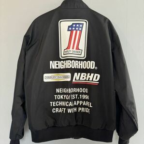 希少NEIGHBORHOOD x HARLEY-DAVIDSON 22AW L ハーレー チョッパー レア ステッカーの画像3