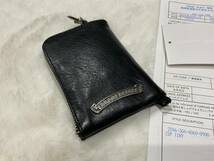 ★クロムハーツ TINY ZIP/タイニージップ クロスパッチレザーウォレット財布 国内正規店購入 インボイス有り_画像3