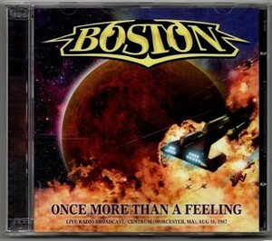 2CD：BOSTON ONCE MORE THAN A FEELING ボストン ライブアルバム LIVE RADIO BROADCAST 1987 TOM SCHOLZ BRAD DELP