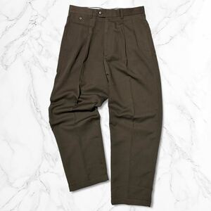 BACHRACH バックラック バクラック ★ スラックス パンツ 2タック ツータック ダブルタック センタープレス 春夏 W32 90年代 90s ブランド