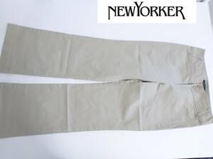 美品 NEWYORKER｜ニューヨーカー★　ベージュパンツ　9　M相当