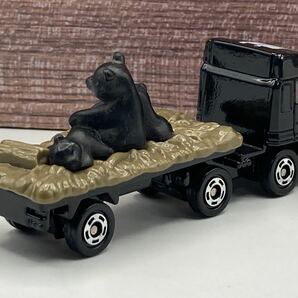 即決有★トミカ 日野 プロフィア 動物運搬車 トレーラー クマ 熊 初回特別カラー★ミニカーの画像2
