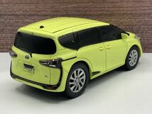 即決有★プルバックカー TOYOTA トヨタ SIENTA シエンタ エアーイエロー 黄 イエロー カラーサンプル ★ミニカー_画像2