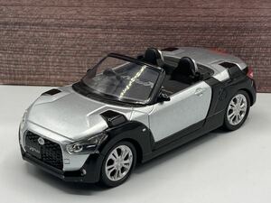 即決有★プルバックカー ダイハツ DAIHATSU コペン X-PLAY シルバー 銀 カラーサンプル★ミニカー