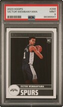 1円出品 PSA9 Panini NBA Hoops Victor Wembanyam 298 RC パニーニ ビクター・ウェンバンヤマ ルーキーカード Wemby_画像1