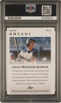 1円出品 PSA10 Leaf Premium Rookie リーフ プレミアム ルーキー 大谷翔平 2018 ルーキーカード RC PR04 Shohei Ohtani 935_画像2