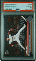 1円出品 PSA10 Topps Now トップスナウ 大谷翔平 683 エンゼルス 2023 Topps Now 683 Shohei Ohtani 二刀流 40HR 10勝 535_画像1