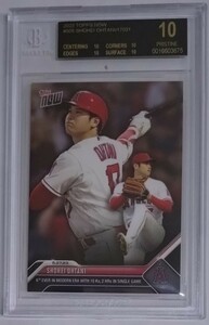 1円出品 BGS10 ブラックラベルTopps Now トップスナウ 大谷翔平 2023 Topps Now Shohei Ohtani ダブルヘッダー 6月27日 2HR PSA10 黒ラベル