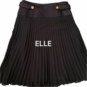 美品　ELLE エル　プリーツスカート　38